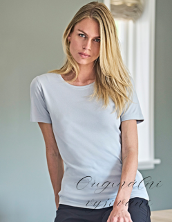 Dámské tričko bílé s výšivkou na přání - Organická bavlna